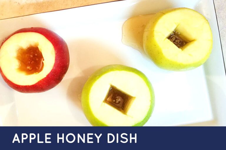 DIY Apple Honey Dish