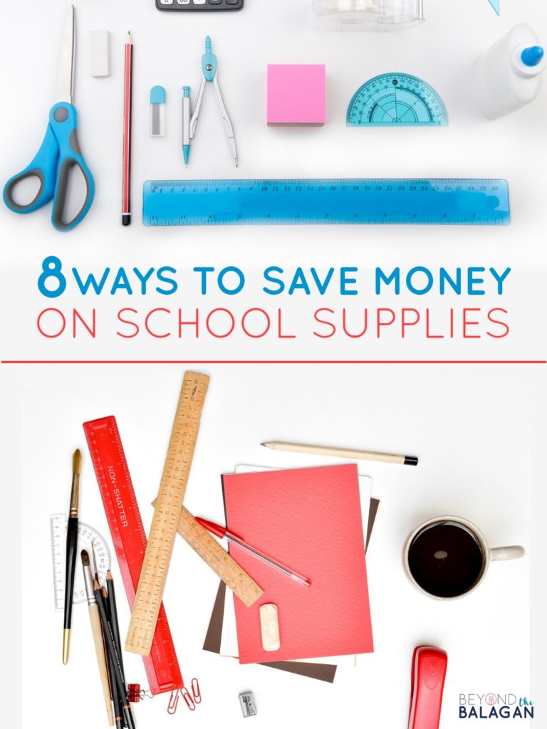 These back to school tips will help you save money on school supplies! School supplies add up - learn how to save money going back to school! 