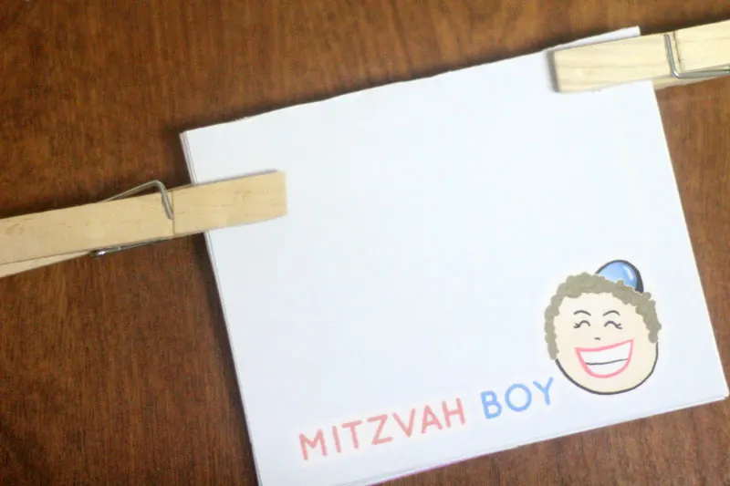 These free printable mitzvah notes are the perfect printable for the Jewish mom to make life easier! This Jewish parenting printable is available for free - and you can turn it into a DIY notepad too!