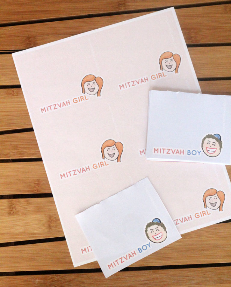 Free Printable Mitzvah Notes Jewish Moms Crafters