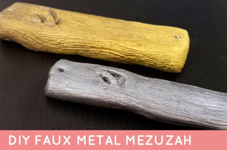DIY Clay Mezuzah Craft for Adults