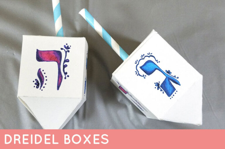 Dreidel Boxes – Free Printable