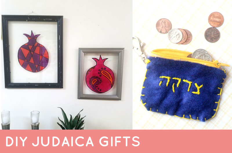 These super easy DIY Jewish gifts are perfect for Hanukkah or Chanukah gifts - or for year round! You'll love these DIY Judaica crafts for the whole family. #diy #Judaica #Hanukkah #chanukah