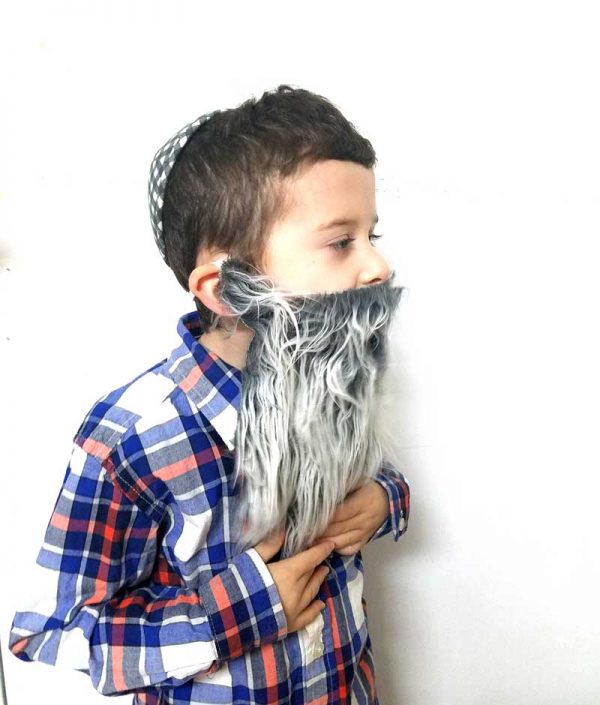 Fake Beard DIY Costume Beard for Kids Jewish Moms & Crafters