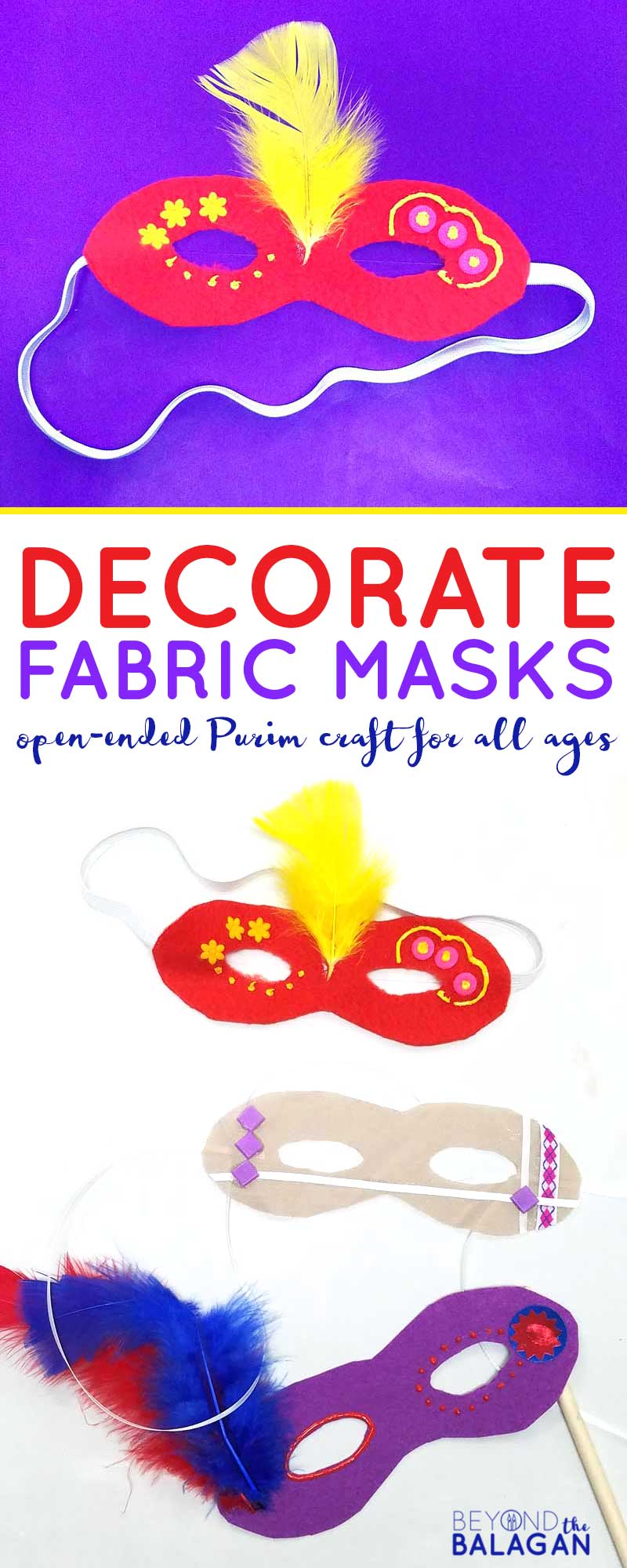 PURIM PAPER PLATE MASK — Make It Jewish