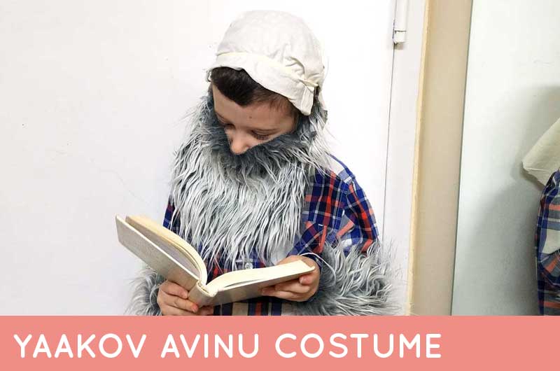 An adorable costume of Yaakov Avinu #jewish #purim #diycostume