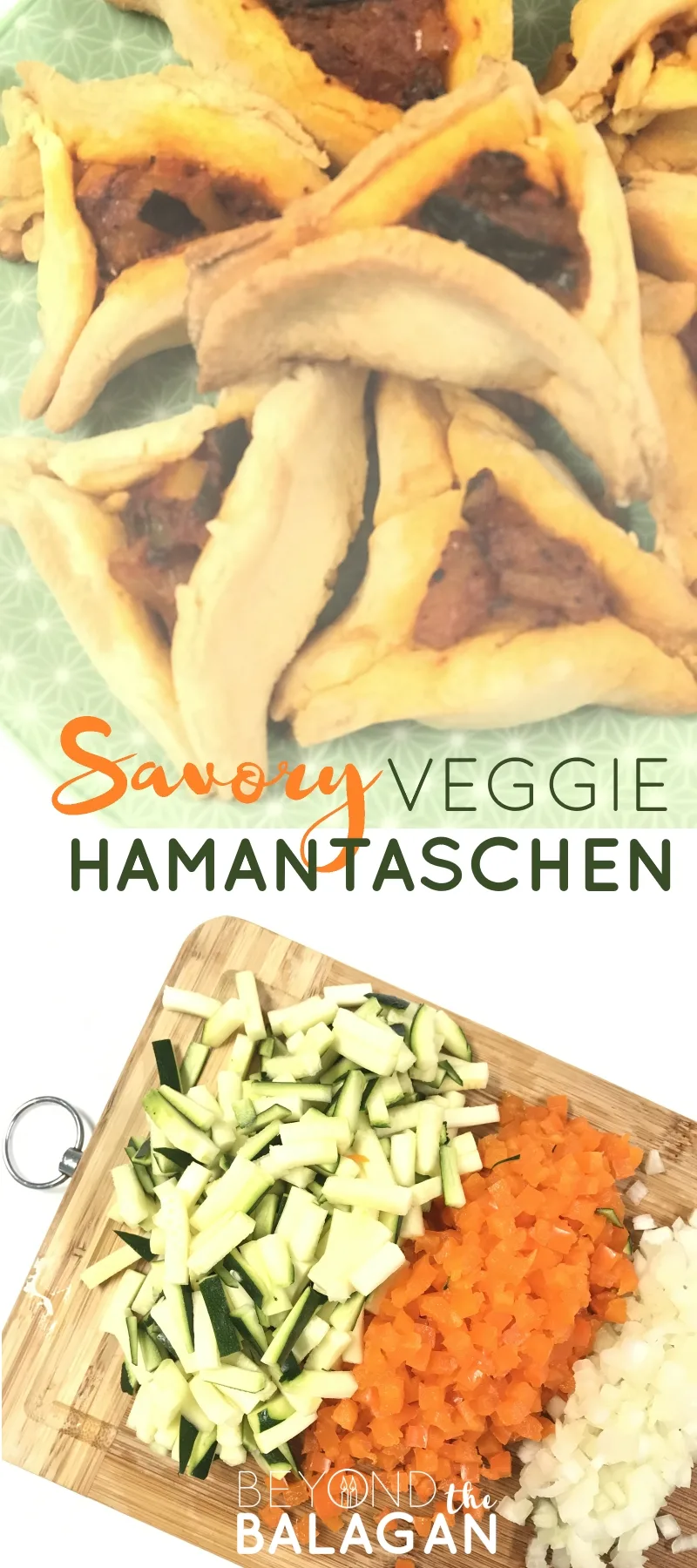 These delicious, savory veggie hamantaschen will make the perfect side dish at your Purim party! 