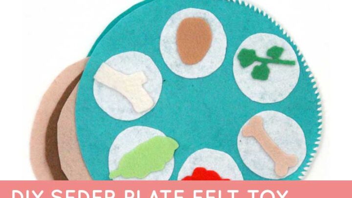 Pesach Toy – Make a felt Seder Plate