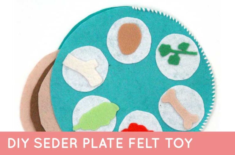 Pesach Toy – Make a felt Seder Plate