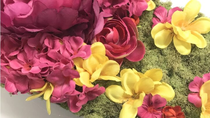 DIY Silk Flower Centerpiece