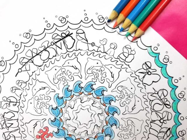 Passover Coloring Page for Adults - free printable