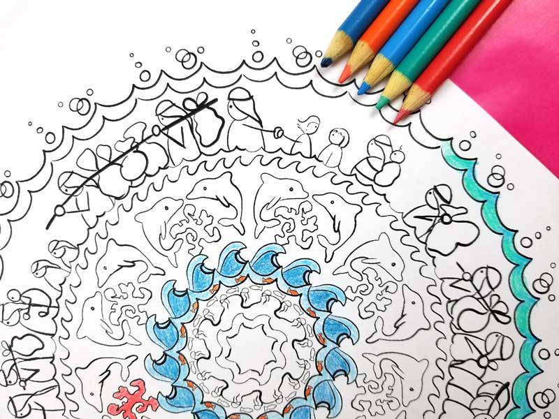 Passover Coloring Page for Adults – free printable