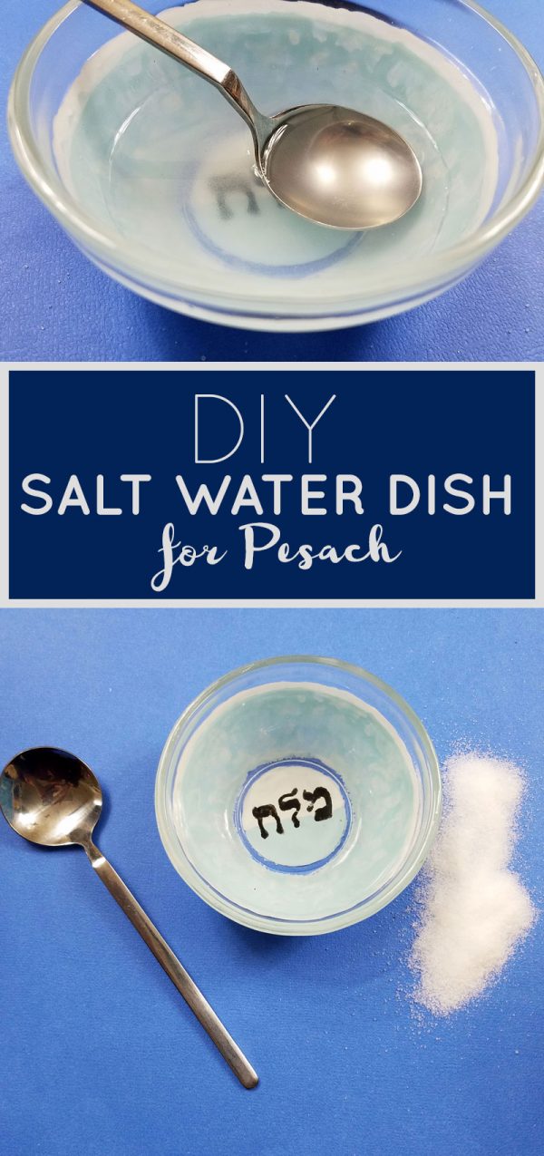Passover Salt Water Dish Craft Jewish Moms & Crafters