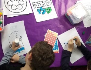 Haggadah for Kids - Easy Printable Do a Dot and Craft!