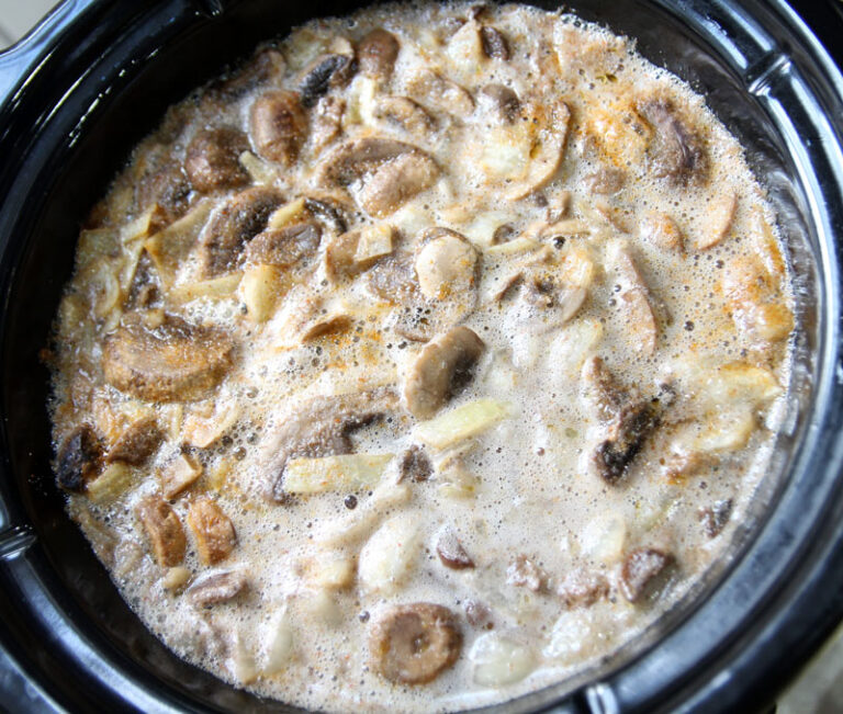 Crock Pot Mushroom Barley Soup