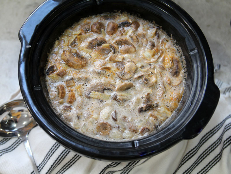 Crock Pot Mushroom Barley Soup - Jewish Moms & Crafters