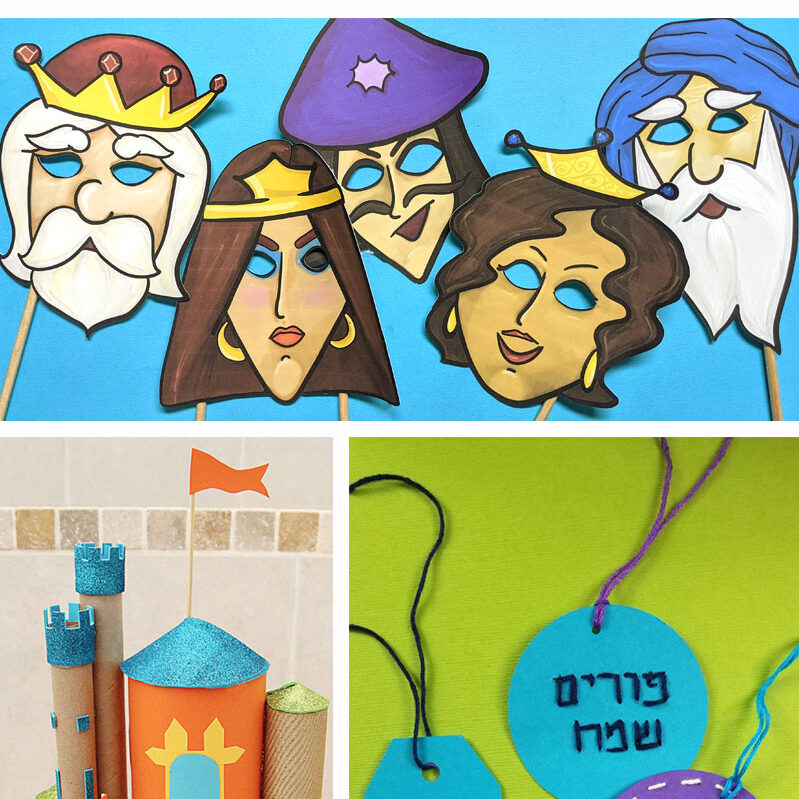 Purim Crafts – 16 Ideas for Toddler through Adults