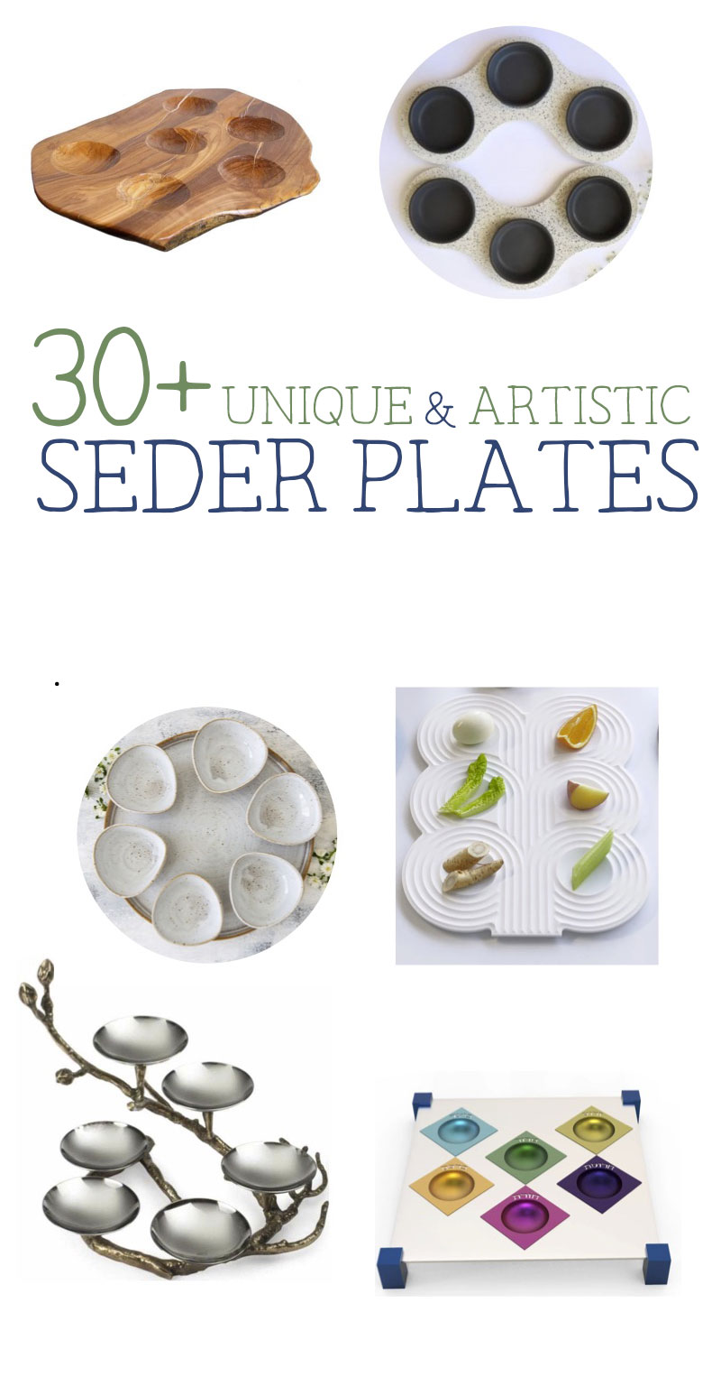 Modern Seder Plates 30+ Unique Ke'arahs Jewish Moms & Crafters
