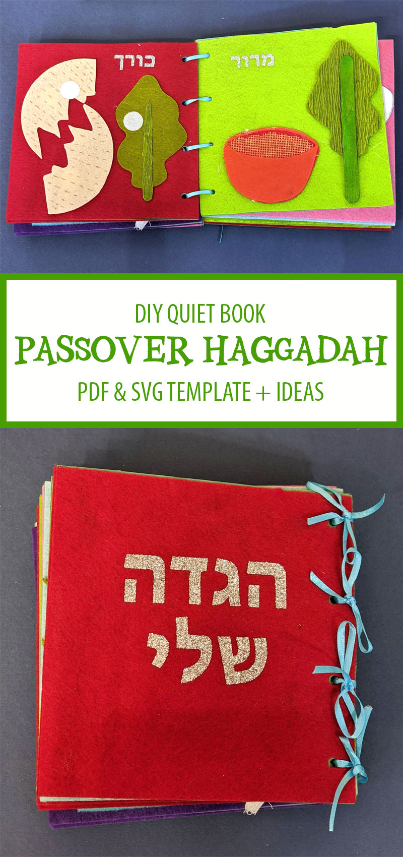 Sensory Haggadah Template - an Interactive Quiet Book!