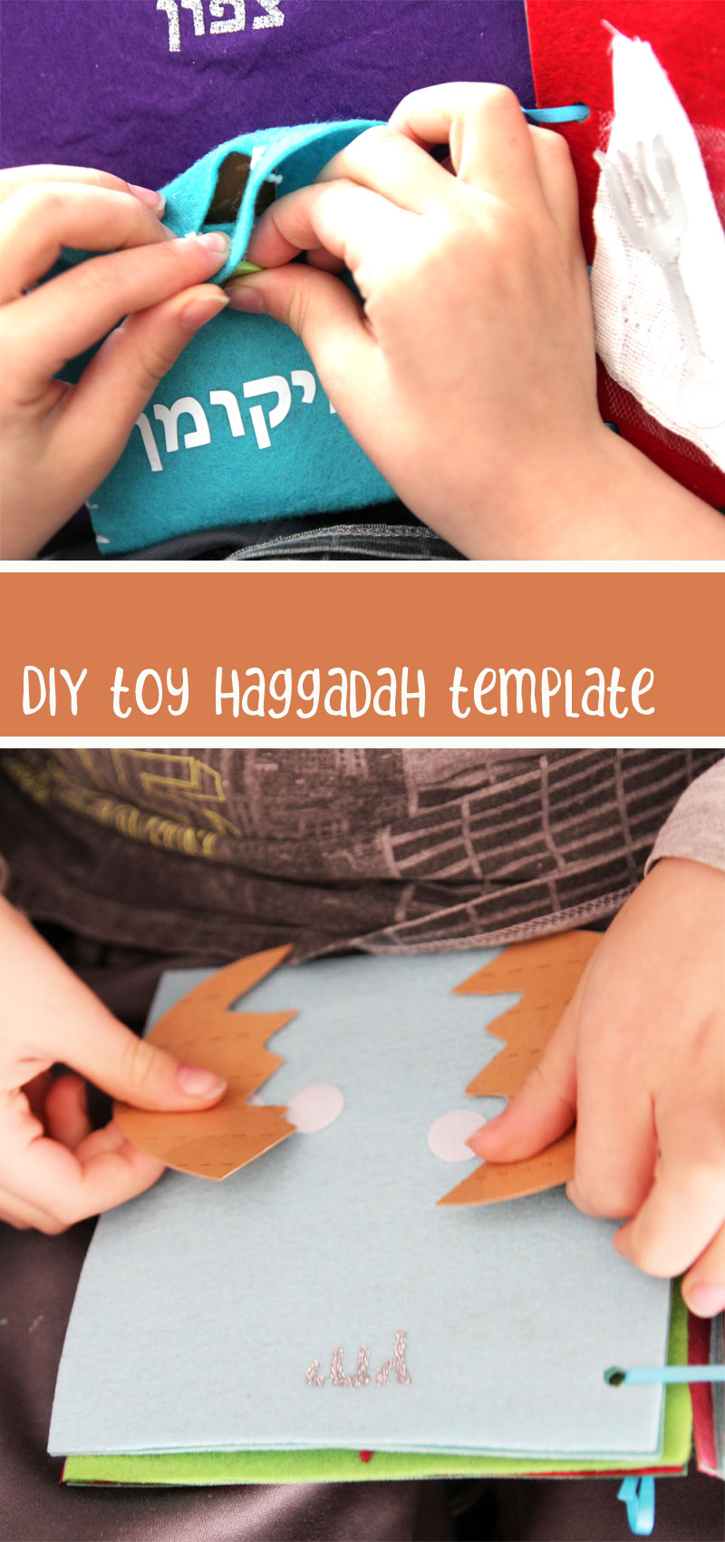 Sensory Haggadah Template - an Interactive Quiet Book!