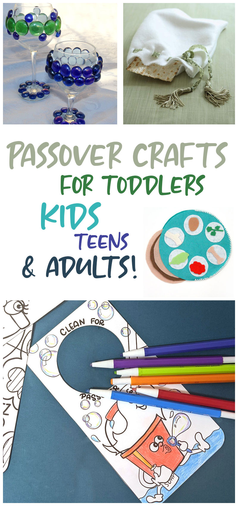 Passover Crafts for Toddler Through Adult - Jewish Moms & Crafters