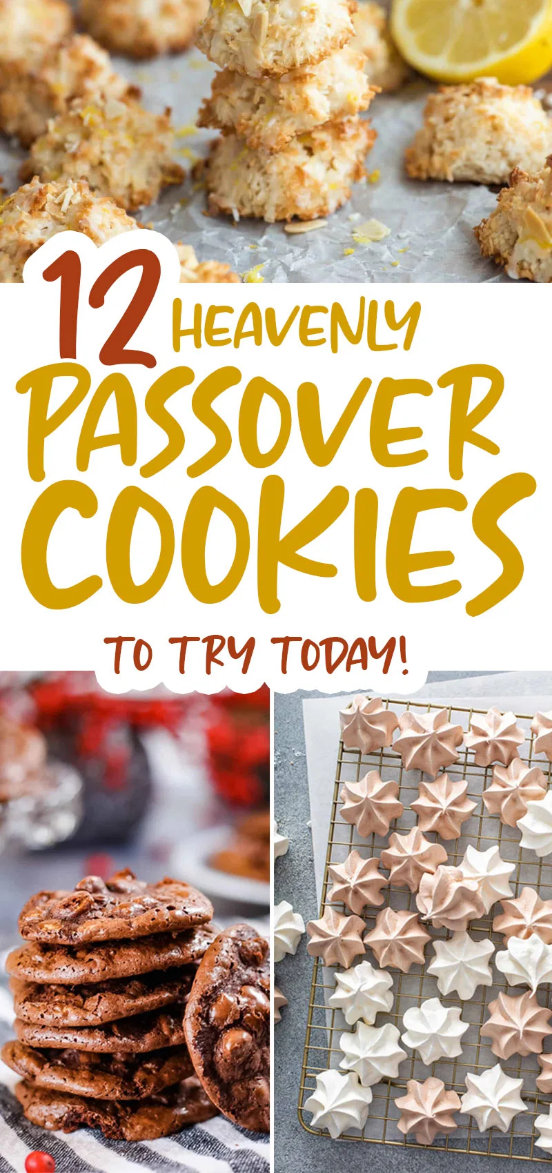 recipes for passover cookies hero collage