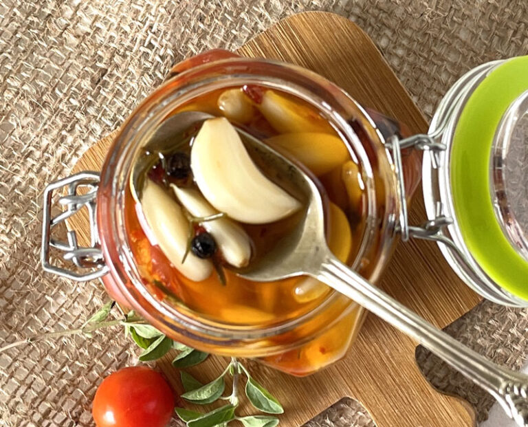 Herby Tomato Garlic Confit Recipe