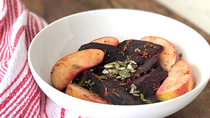 Apple Beet Salad Recipe with Pumpkin Seeds