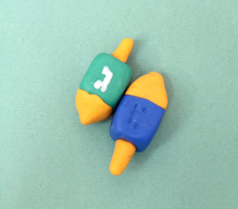 How to Make a Dreidel Out of Clay