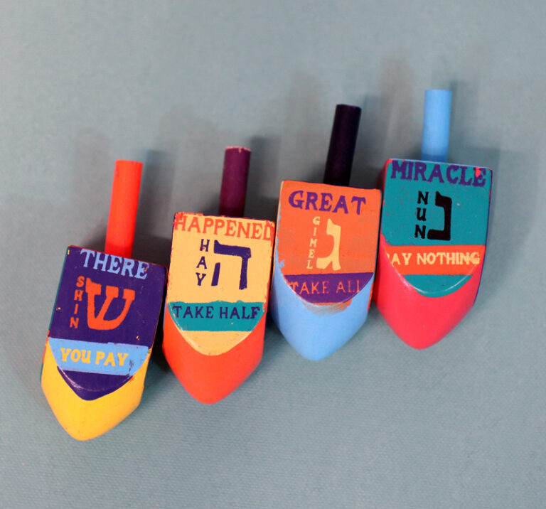 Dreidel Rules Printable How to Play Dreidel