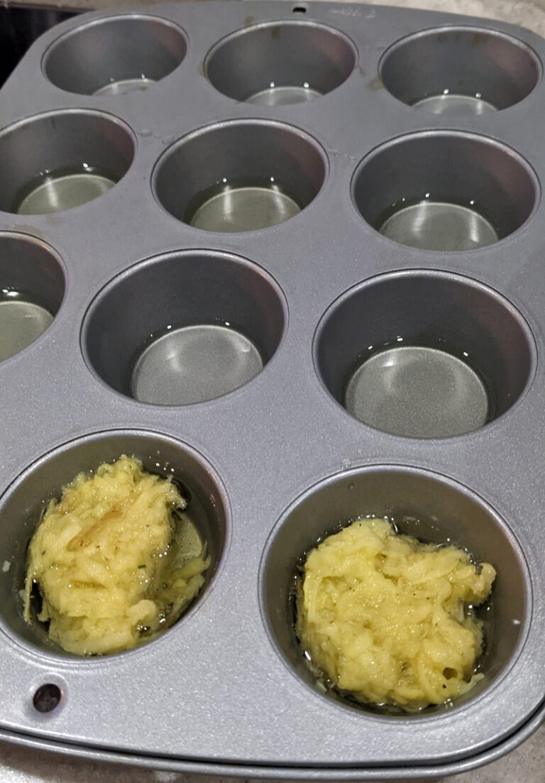 Oven Baked Latkes In Muffin Tins - Jewish Moms & Crafters