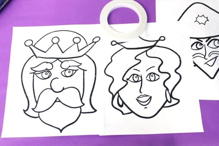 Megillah Craft for Kids - Jewish Moms &amp; Crafters