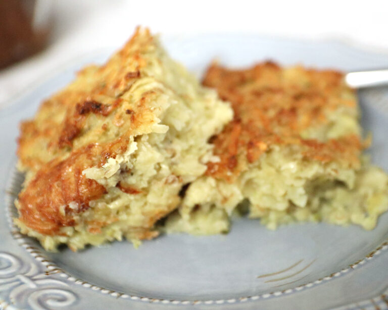 Crispy Potato Kugel Recipe - Jewish Moms & Crafters