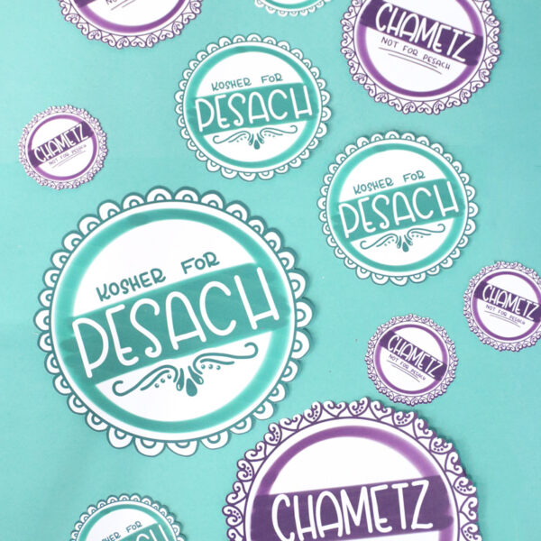 Kosher For Passover Labels - Free Printable
