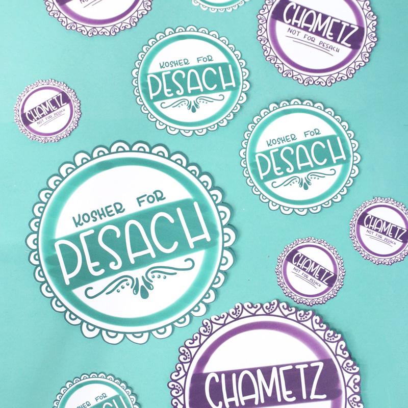 Kosher For Passover Labels Free Printable