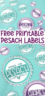 Kosher For Passover Labels - Free Printable
