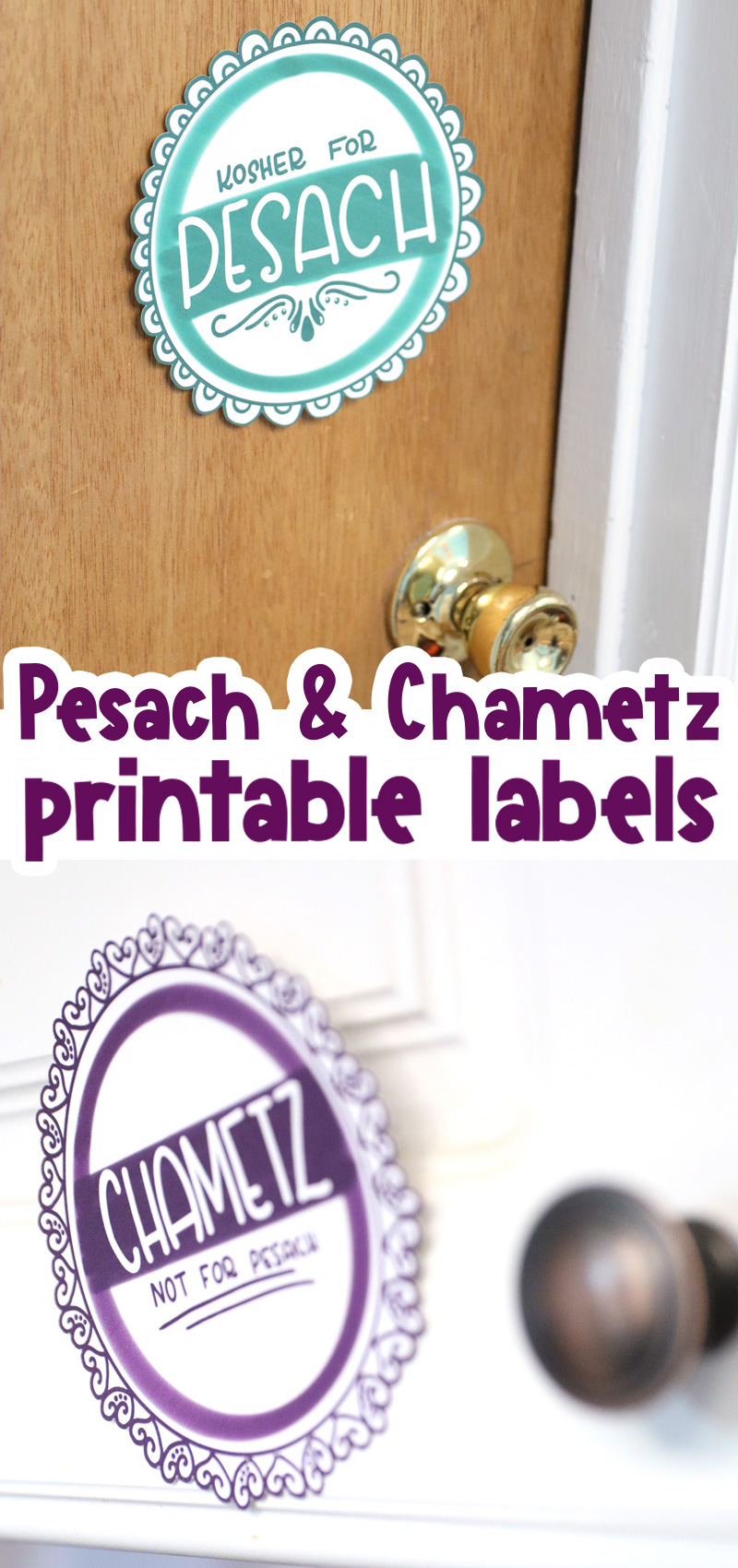 Kosher For Passover Labels Free Printable