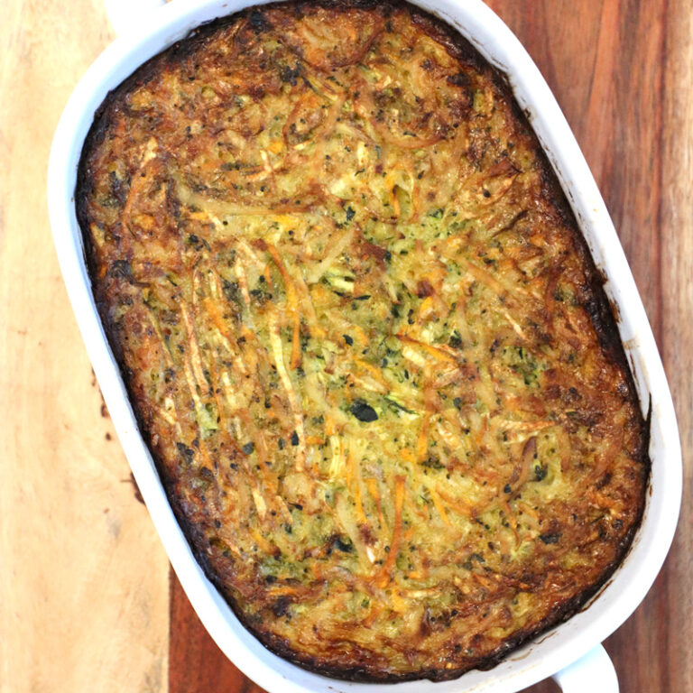 Vegetable Kugel Recipe - Healthy &amp; Kosher for Passover