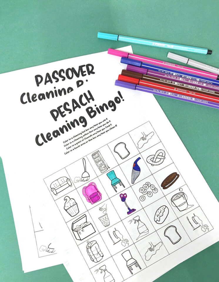 4 Passover Cleaning Visual Aids for Kids Jewish Moms & Crafters