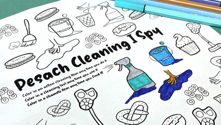 4 Passover Cleaning Visual Aids for Kids