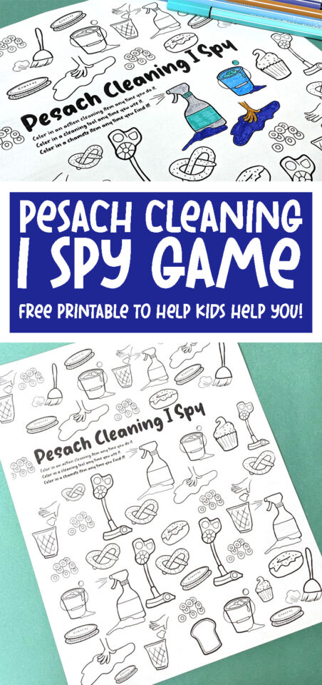 4 Passover Cleaning Visual Aids for Kids - Jewish Moms &amp; Crafters