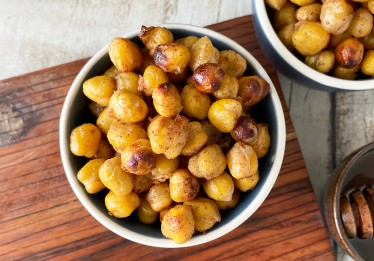 Honey Roasted Chickpeas – Air Fryer or Oven!