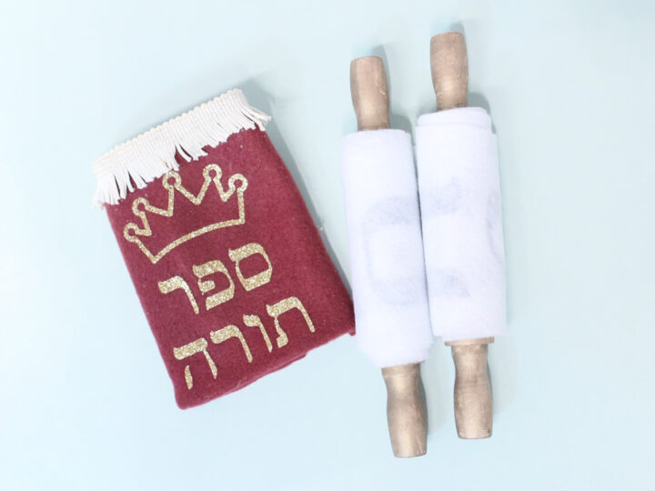 DIY Toy Torah from Felt