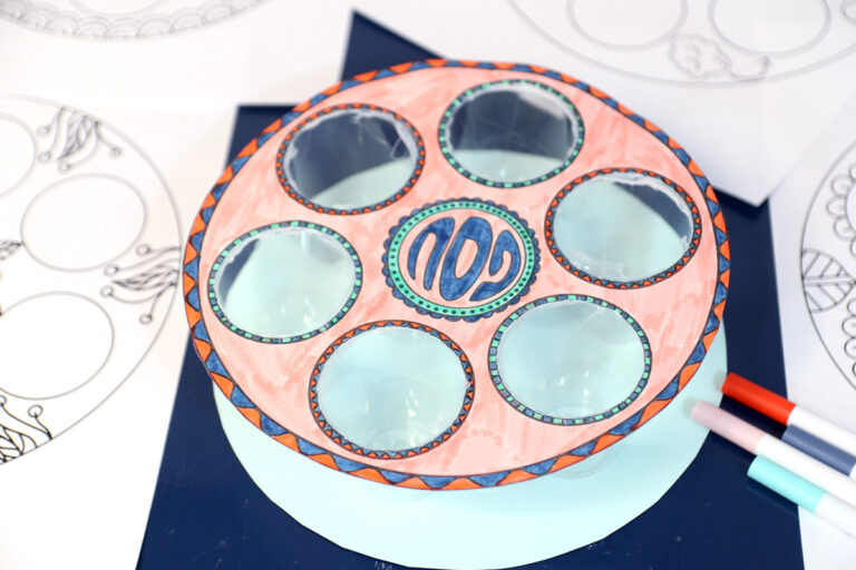 Seder Plate Templates - Jewish Moms &amp; Crafters