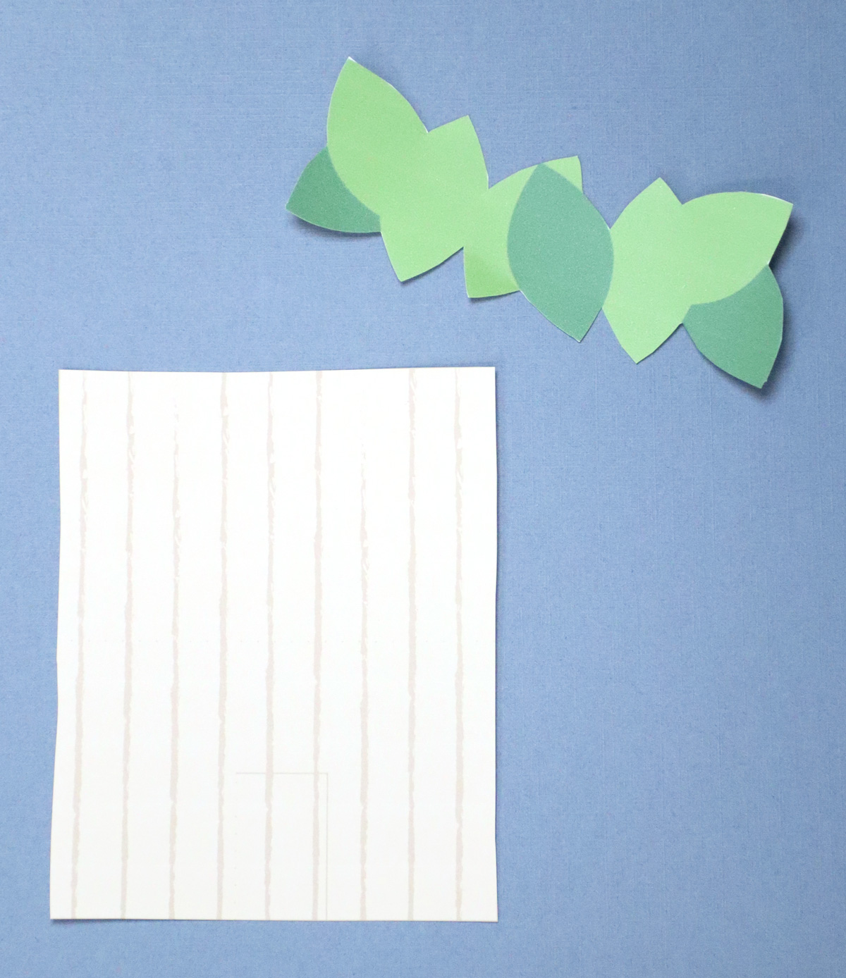 first step of the printable Sukkah name cards