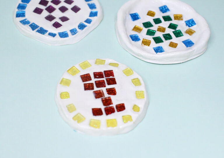 DIY Mosaic Coasters for the Passover Seder (or any time!)