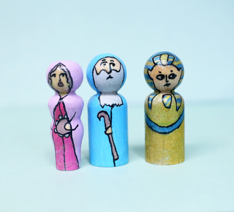 DIY Passover Peg Dolls