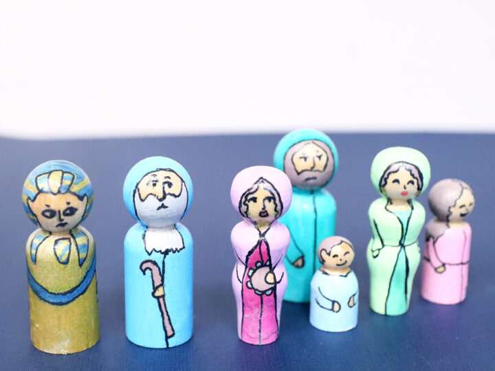 How To Make Passover Themed Peg Dolls