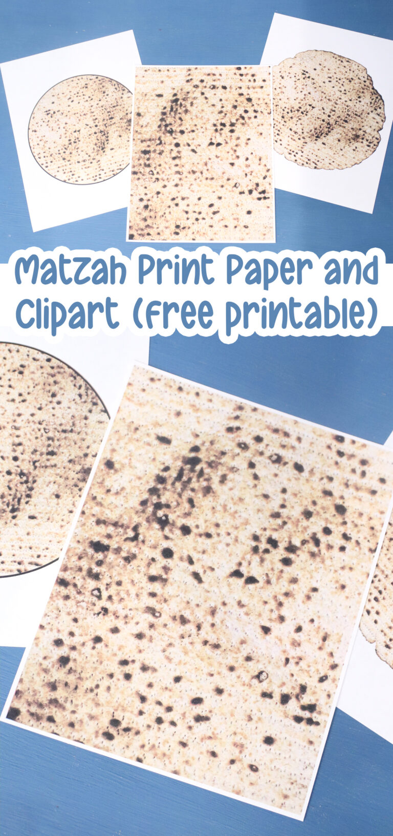 Matzah Print Paper Free Printables! Jewish Moms & Crafters