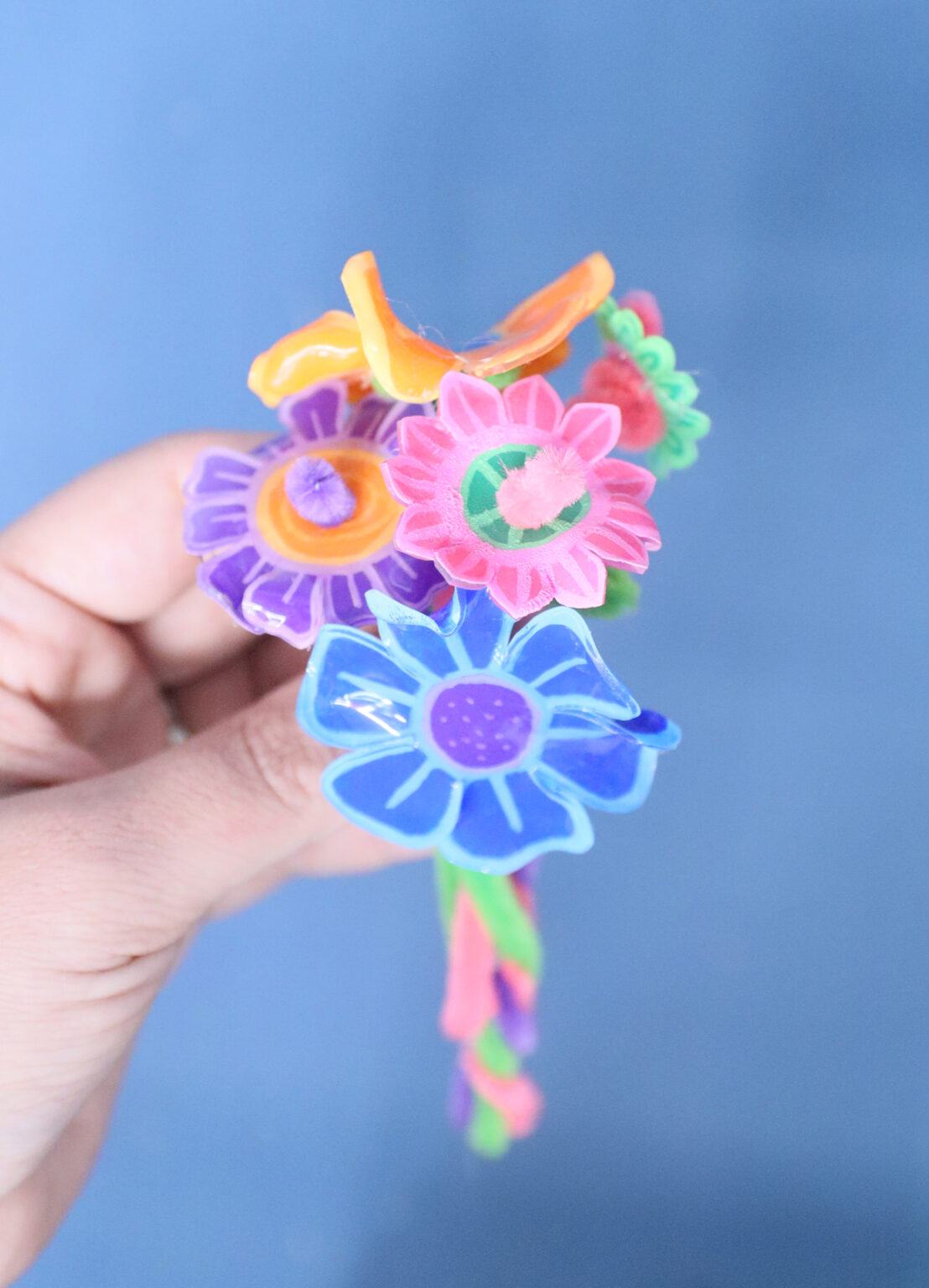 Shrinky Dink Flowers Jewish Moms & Crafters